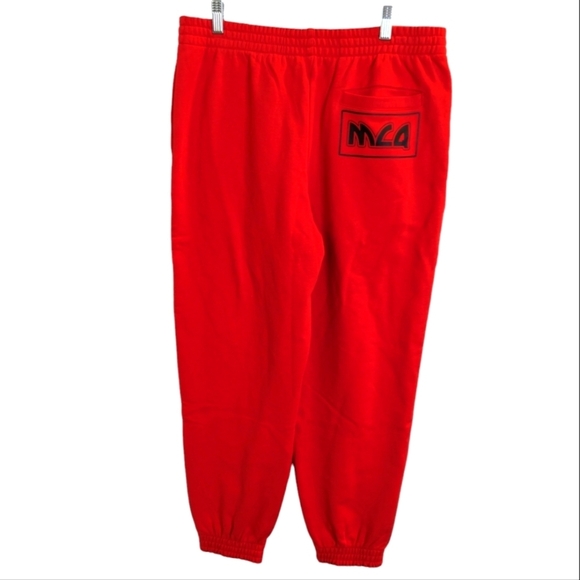 Regular Fit Metal Logo Red Sweatpants...Size Large - Picture 5 of 9